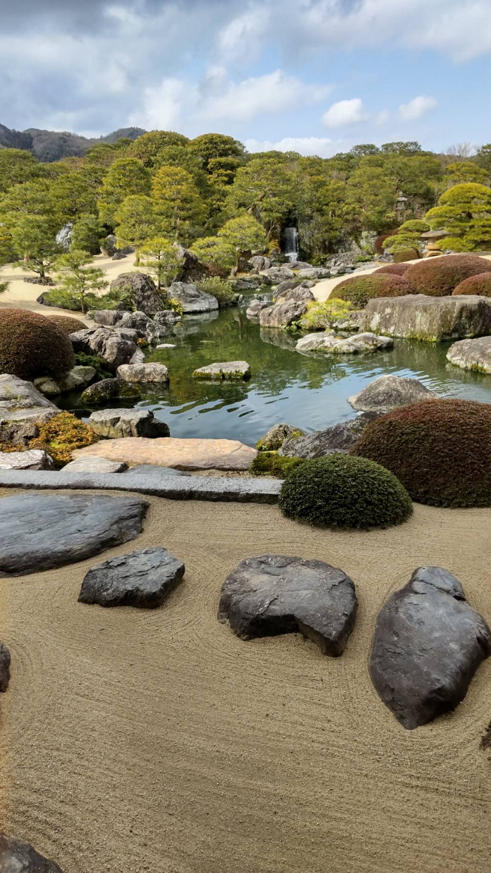 冬季の足立美術館